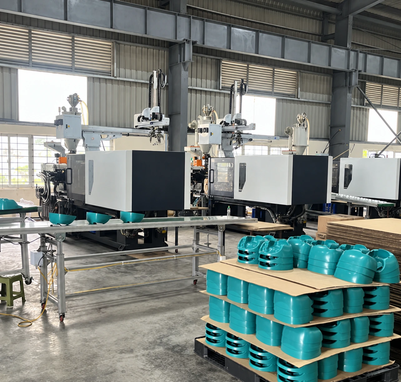AI-enhanced photograph: OEM production / Northern Vietnam